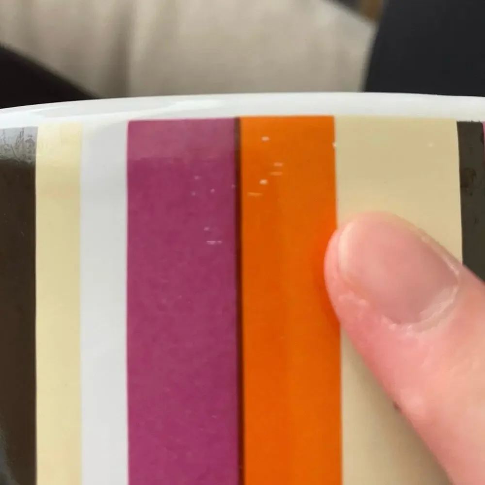 HTF Isaac Mizrahi for Target colorful striped pet bowl