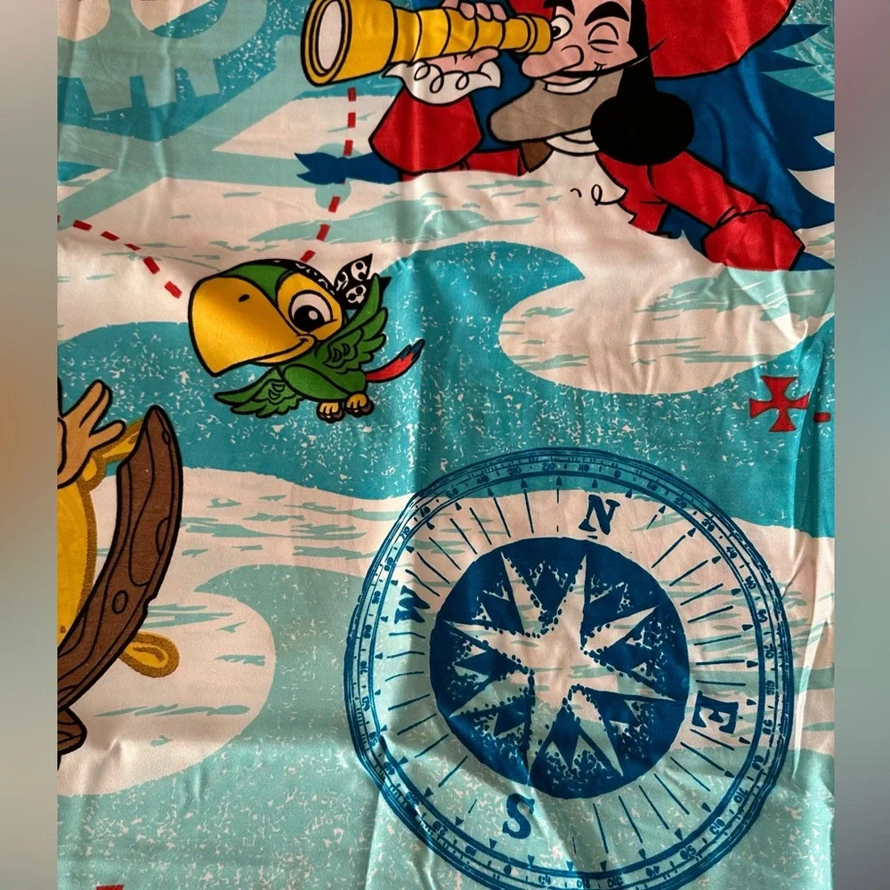 Disney Jake and The Never Land Pirates Shower Curtain 72in X 72in(183cm X 183cm)