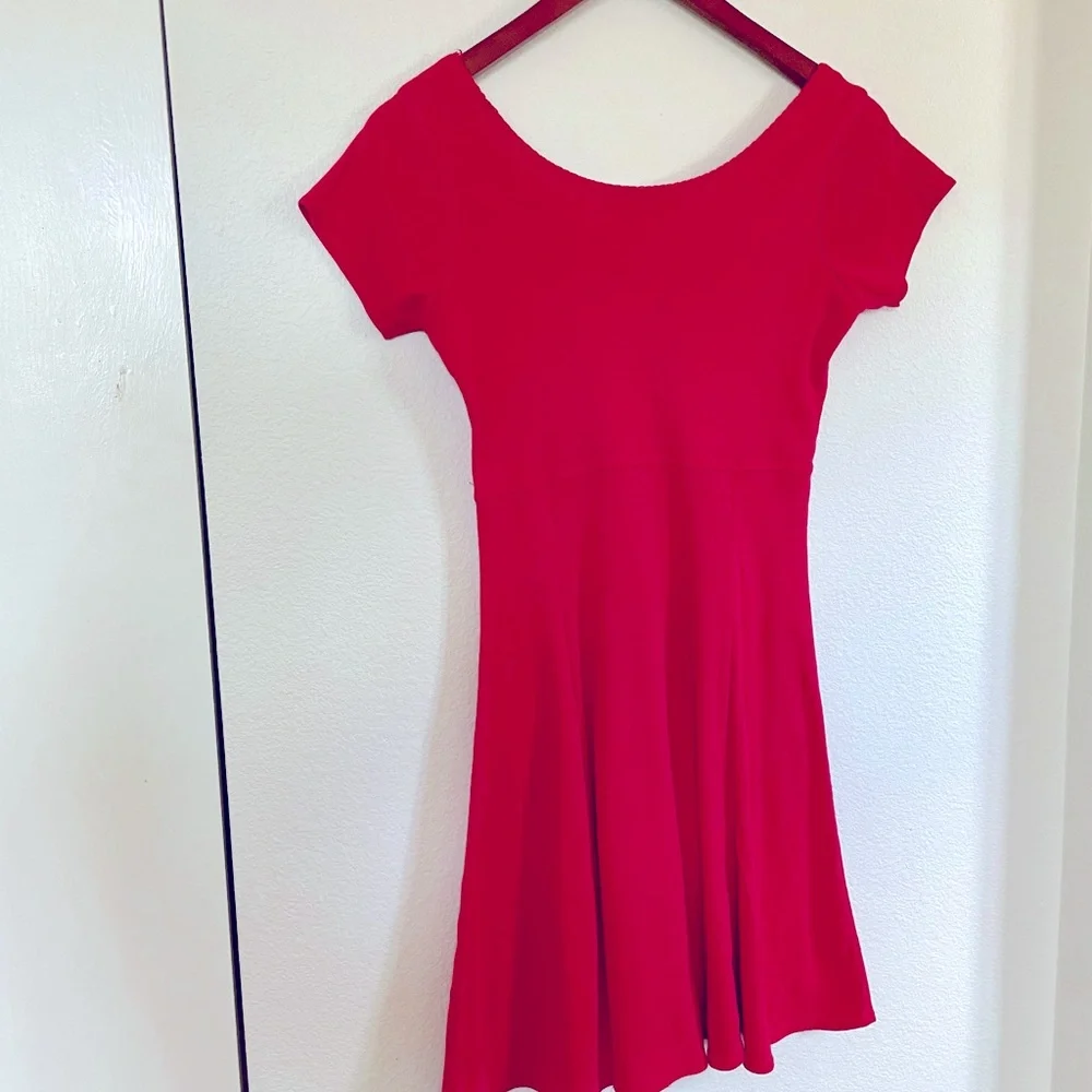 The Limited 90’s Vintage red babydoll skater dress