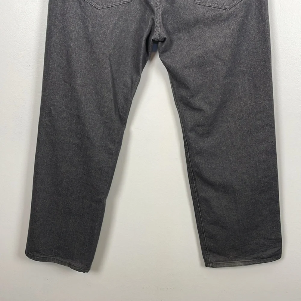 Rocawear Mens 38-32 Wide Leg Baggie Relaxed Fit Y2K Hip Hop 5 Pocket Denim Jeans