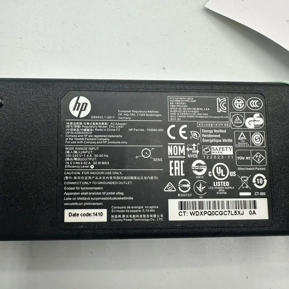 Genuine HP Laptop Charger AC Adapter Power Supply 902991-002 773553-001 90W