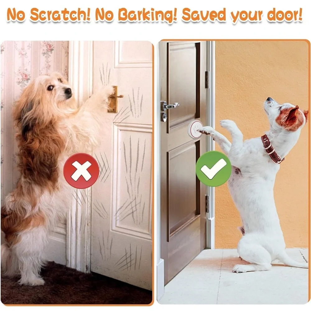 Dog Bell for Potty Training Wireless Doggie Door Bell for Training (NWOT)