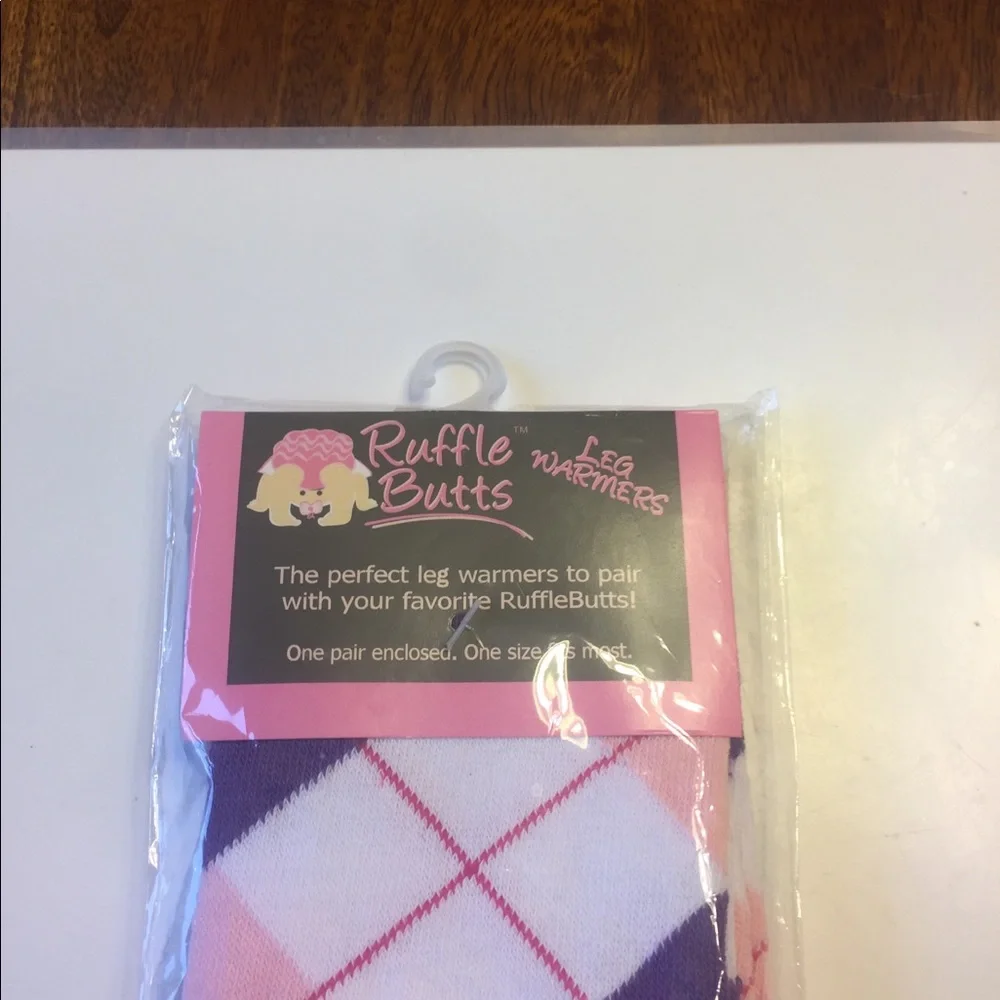 Infant/toddler argyle leg warmers