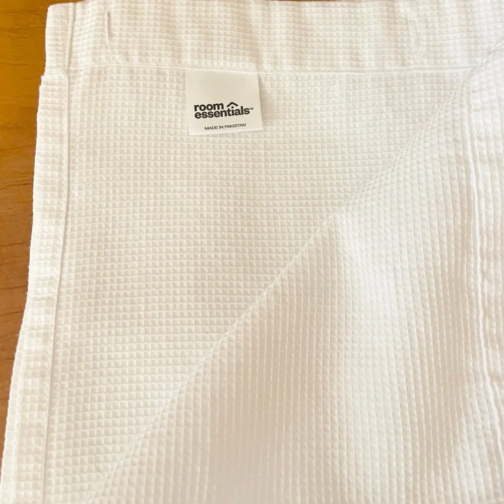 Waffle Weave Shower Curtain Room Essentials