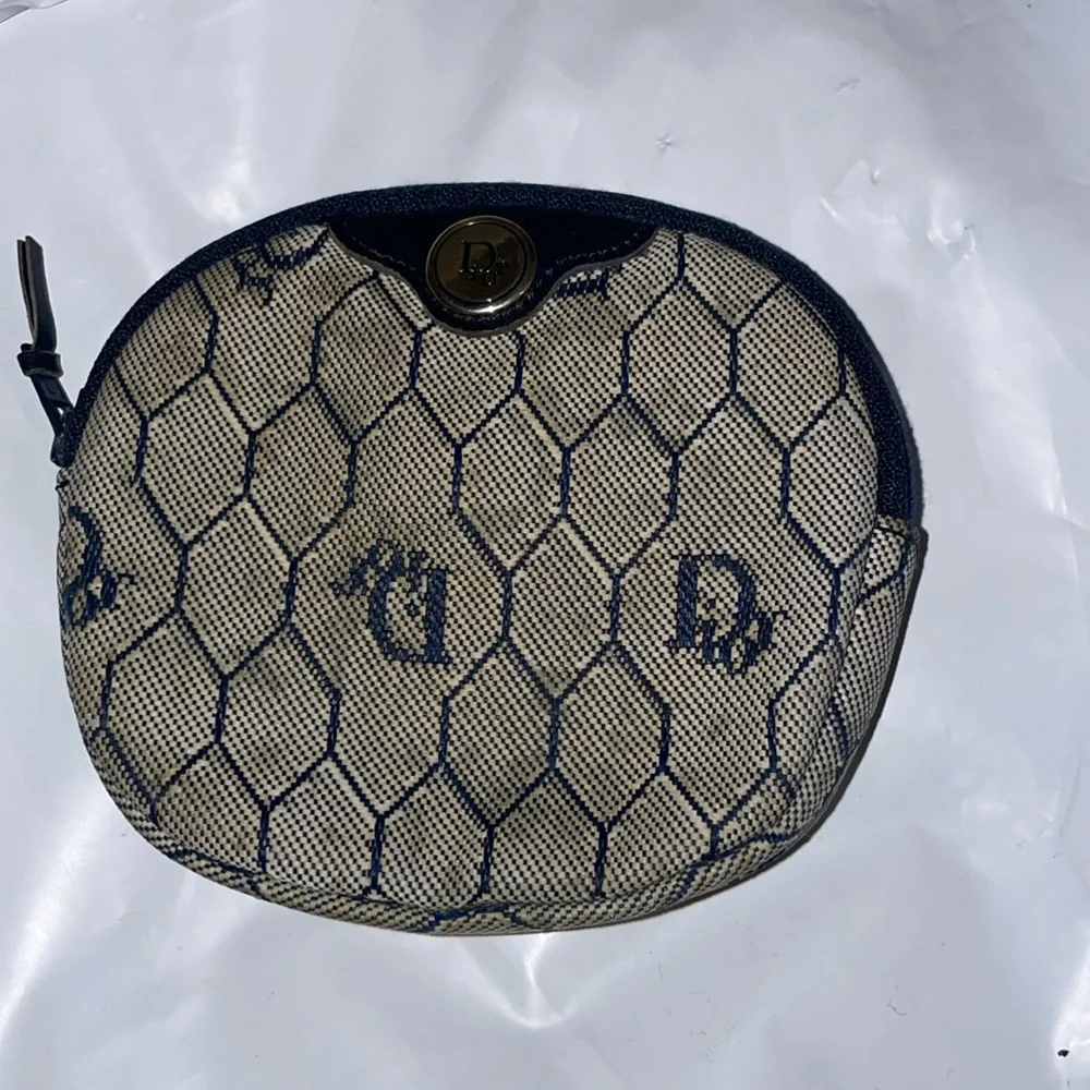 DIOR VINTAGE IN EUC COIN POUCH-- COLLECTORS ITEM
