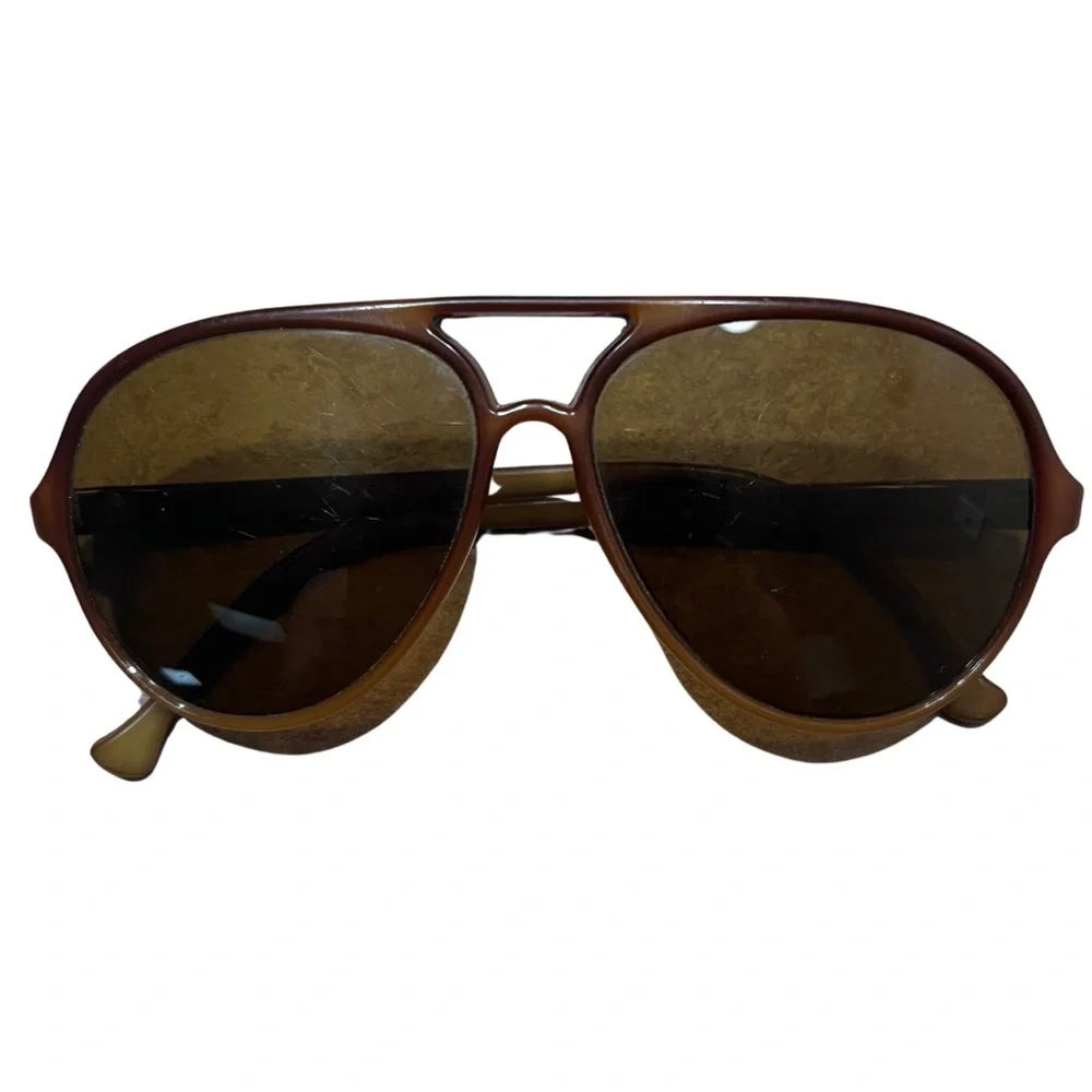 Vuarnet | 374 Skilynx Brown Vintage Sunglasses Tom Selleck Magnum PI RARE!