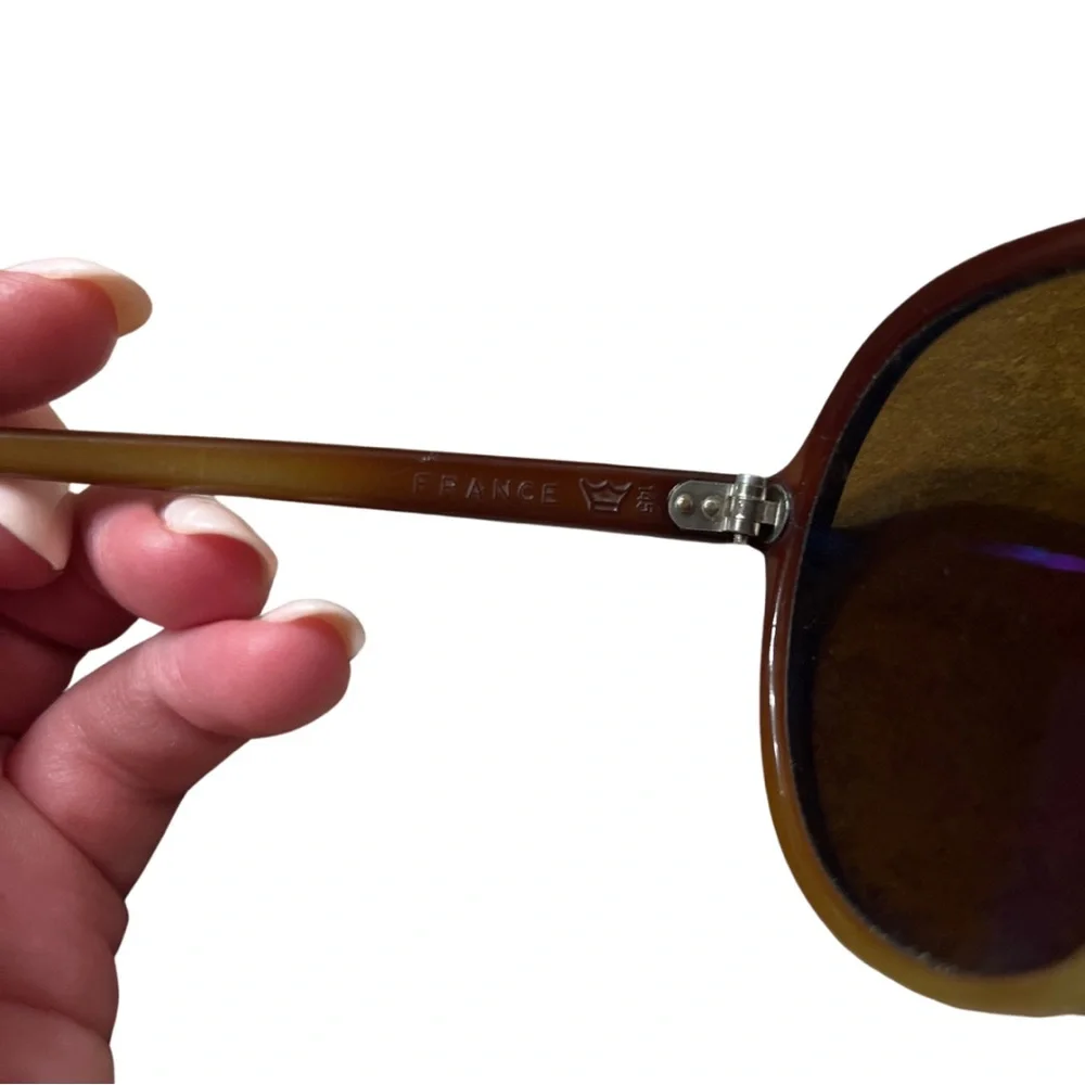 Vuarnet | 374 Skilynx Brown Vintage Sunglasses Tom Selleck Magnum PI RARE!