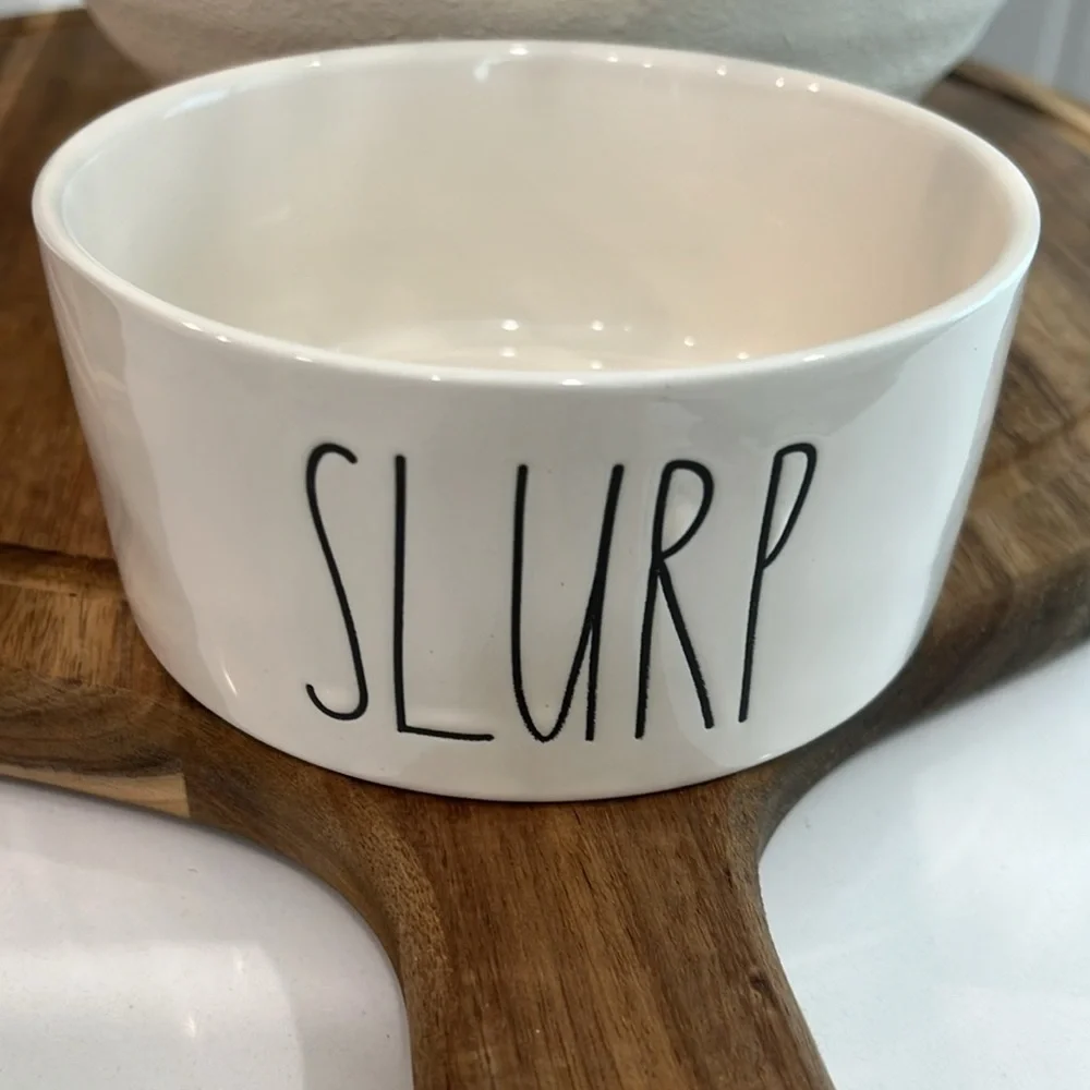 Rae Dunn. Cute 🐾SLURP 🐾BOWL...