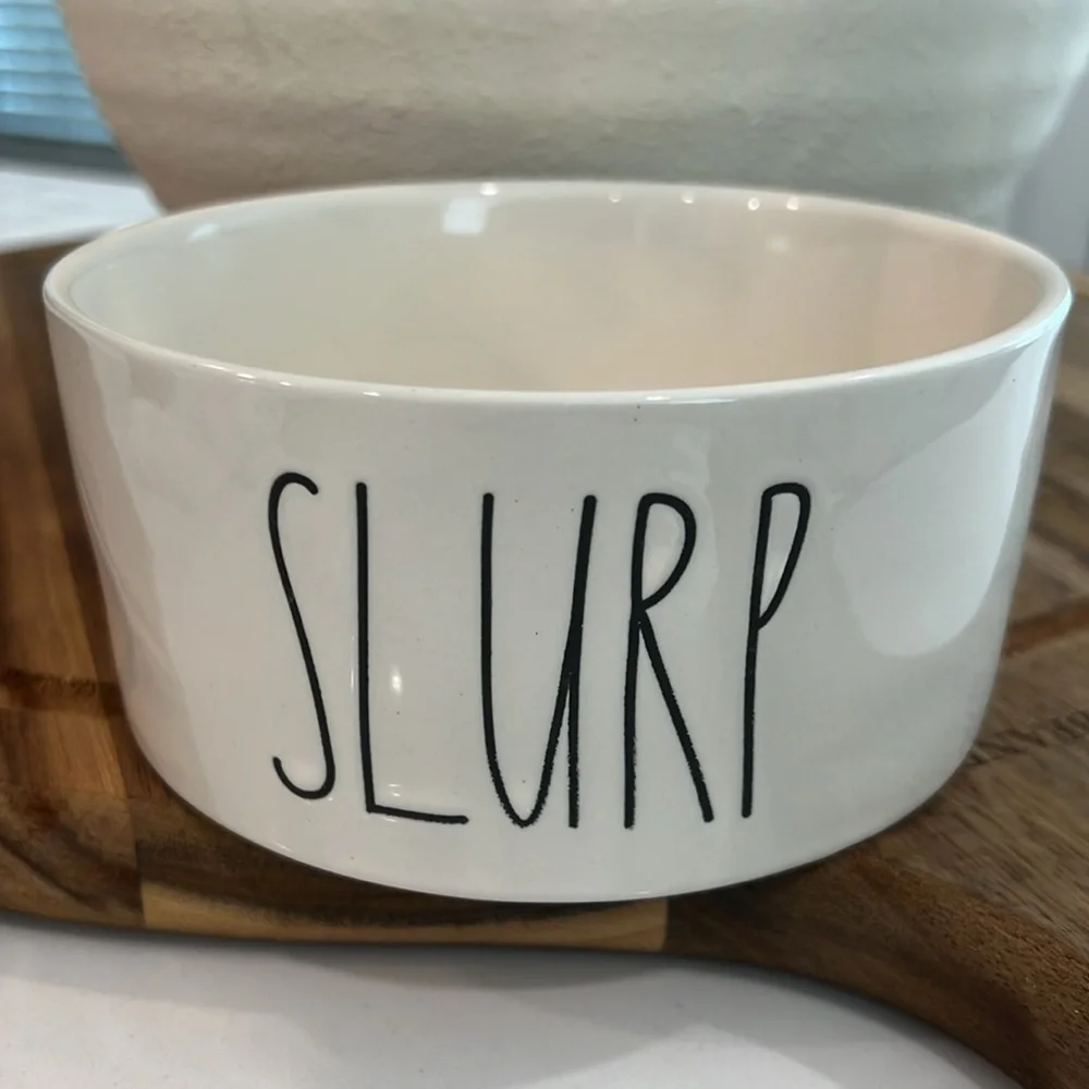 Rae Dunn. Cute 🐾SLURP 🐾BOWL...
