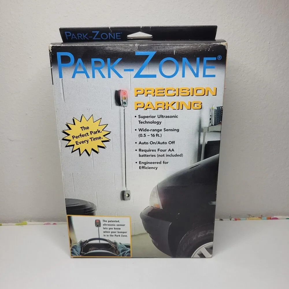 Park Zone Model No. PZ-1100 Precision Parking Ultrasonic Sensor Assist with Box