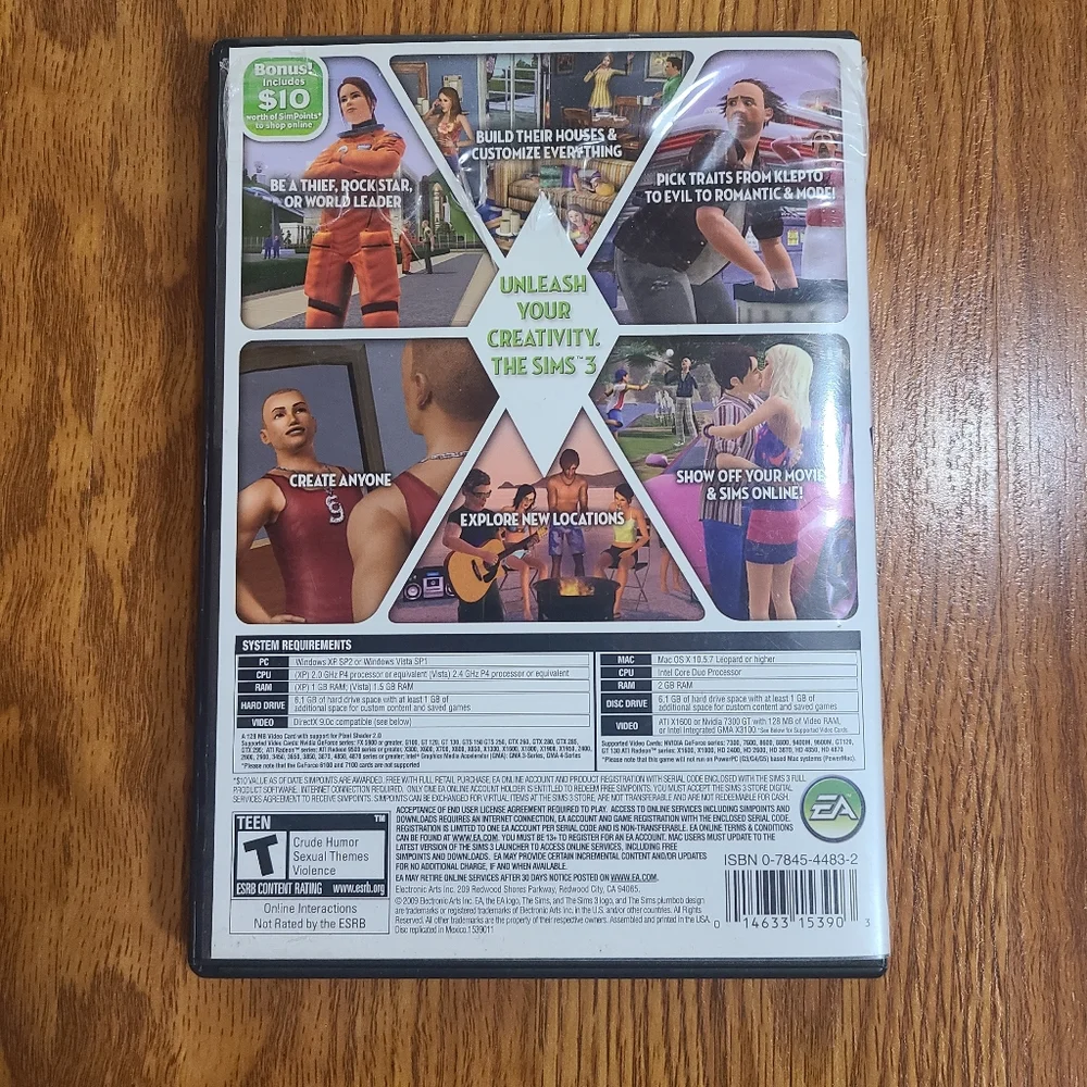 Electronic Arts sims check