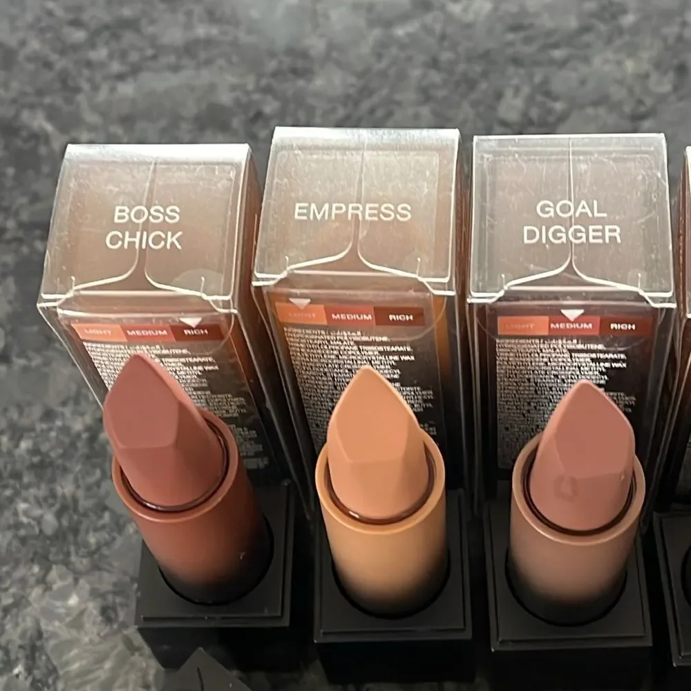 Huda Beauty Power Bullet Cream Glow Bossy Browns Lipstick pick your shade(s)!