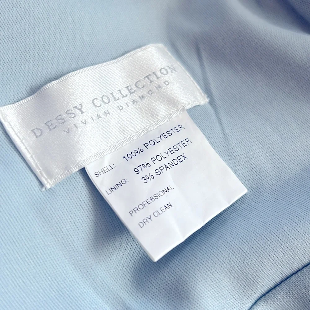 NEW Dessy Collection Surplice Ruched Chiffon Gown, Size 16, New w/o Tag $273