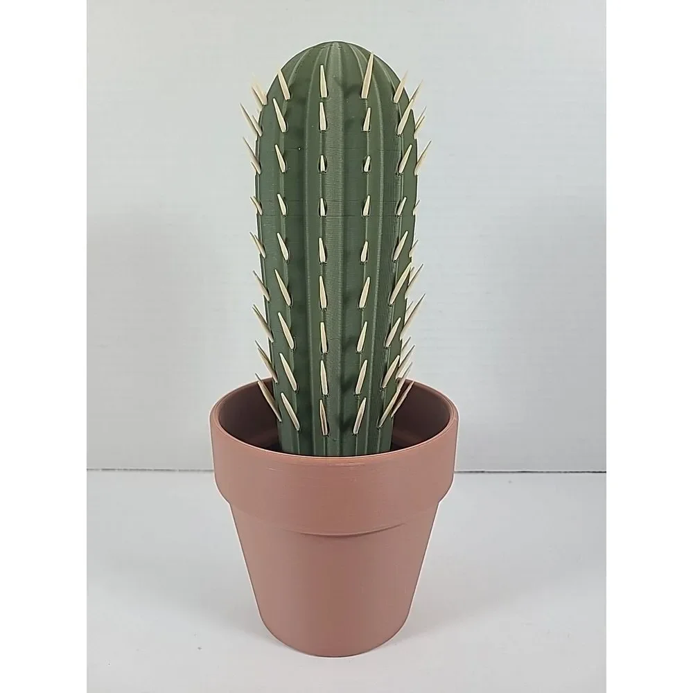 3d printed toothpick cactus