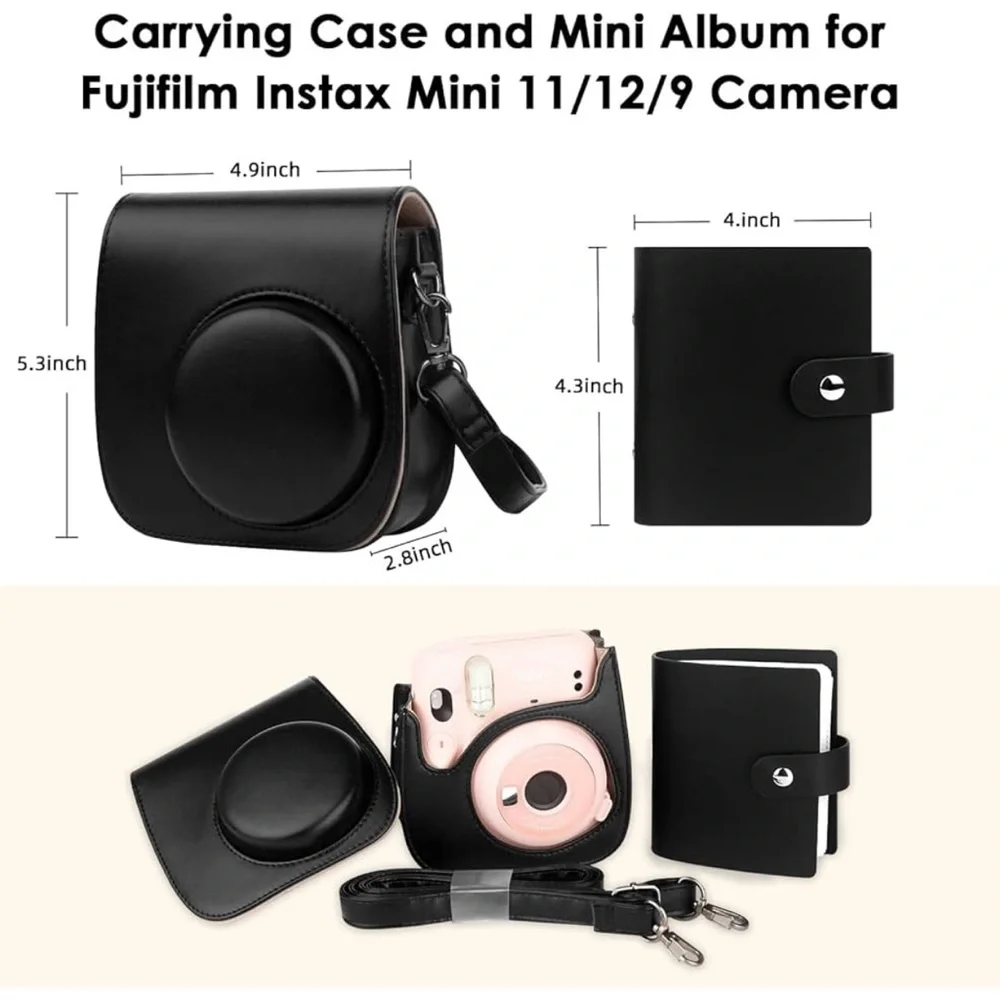 Fuji film Polaroid Camera & Case