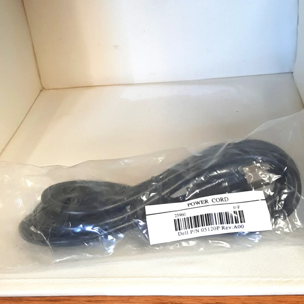 Dell 6' Replacement Power Cord #1 P/N 05120P Rev:A00