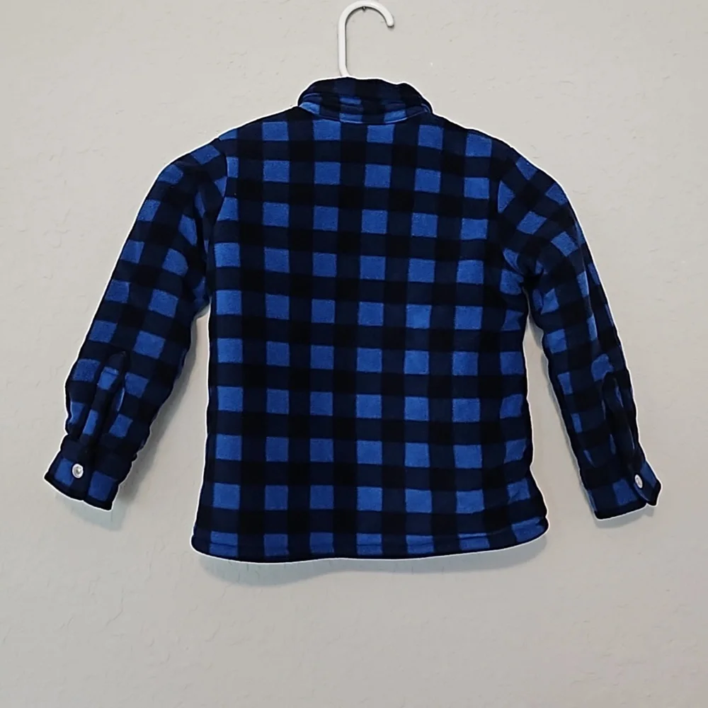 7 for all Mankind Boys heavyweight plaid jacket, size ?medium