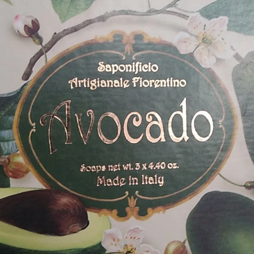 Avocado Soaps, Boxed Set of 3 bars