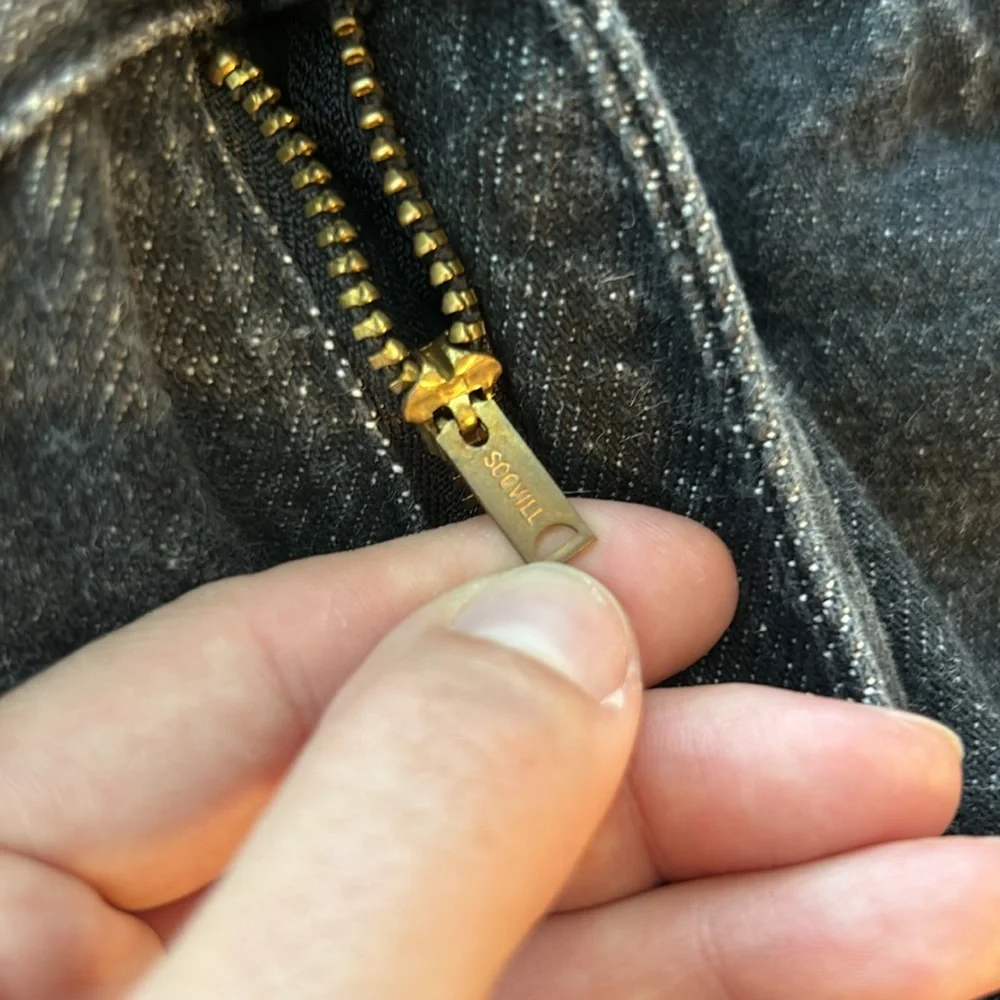 Vintage black denim