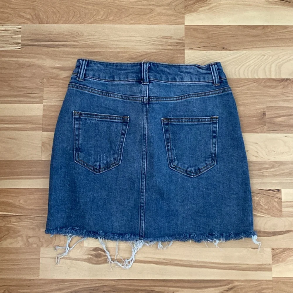 wild fable jean skirt