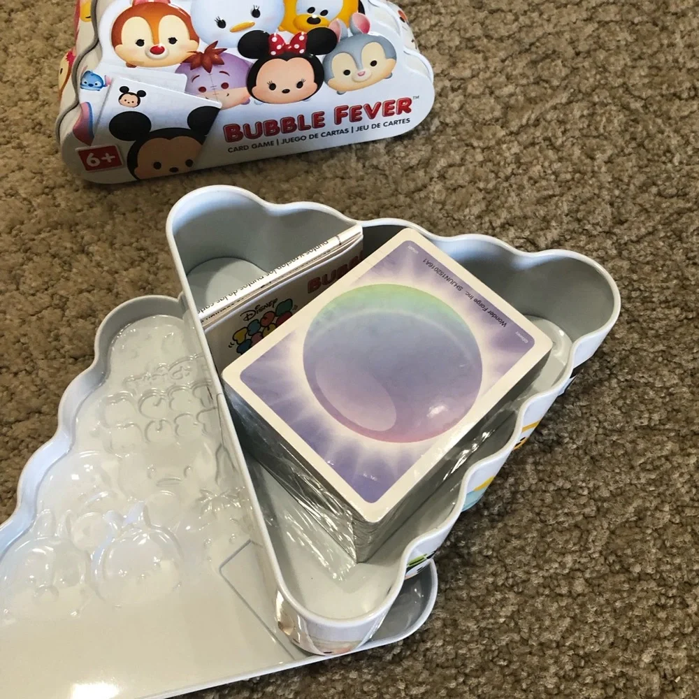 2-pc lot of TSUM TSUM BUBBLE FEVER Card Games NEW