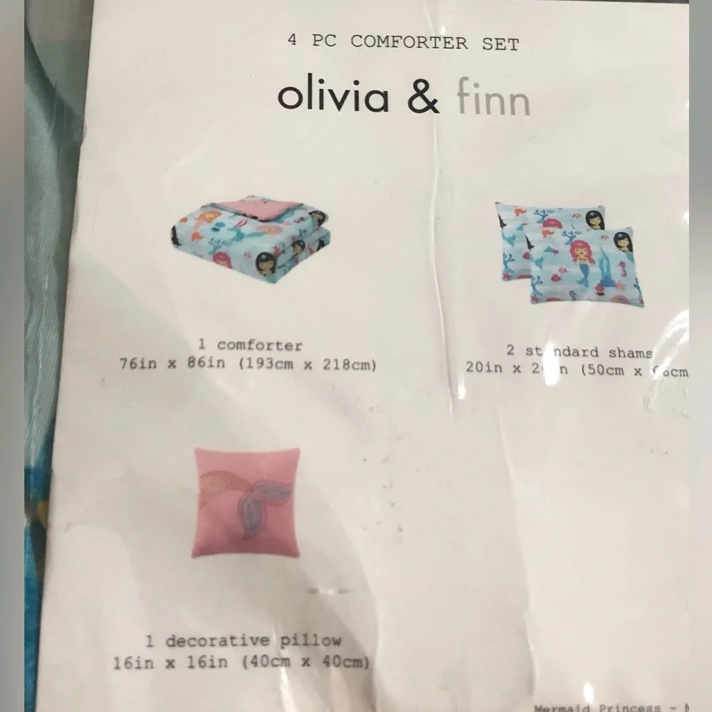 olivia & finn 4pc comforter