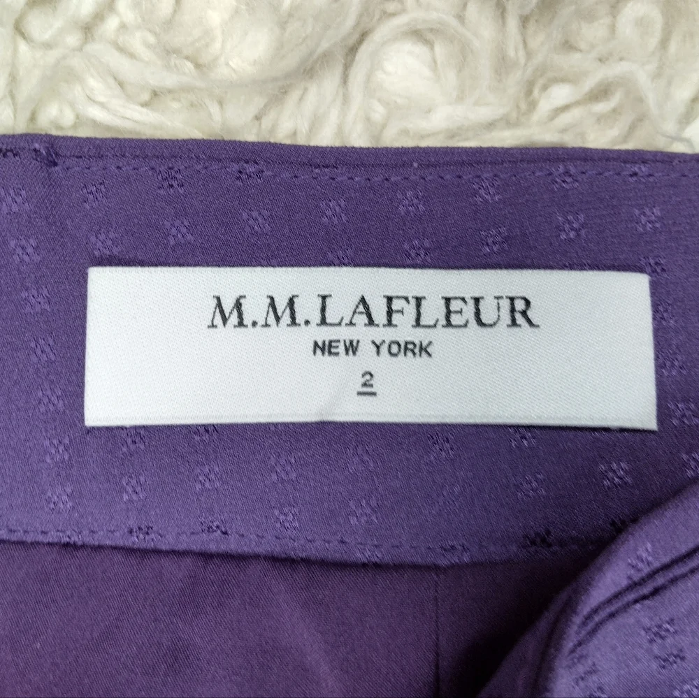M.M. Lafleur Lenox Skirt Lolite Purple Size 2