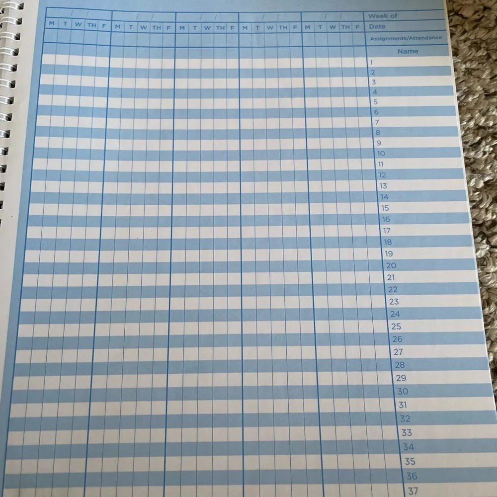 Teacher Supplies! Grade Book Attendance Book Stickers