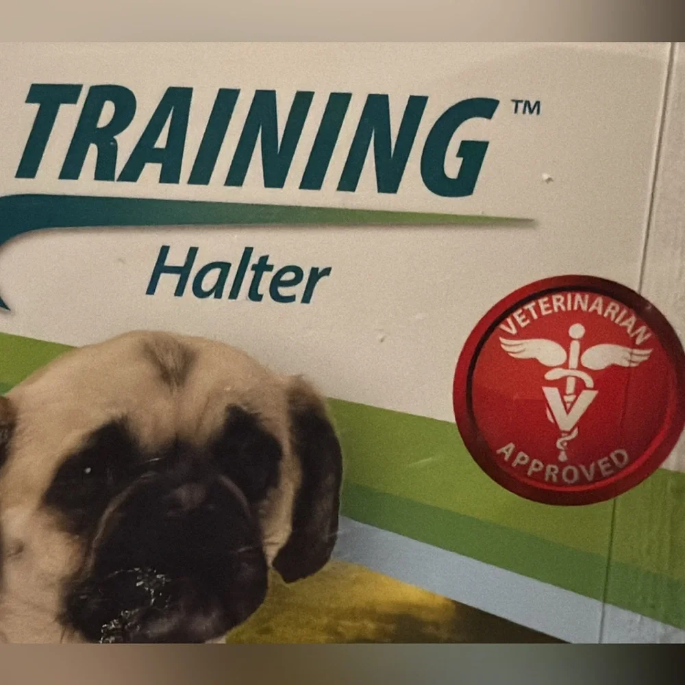 New Sporn Original Training Halter, No Pull Harness Medium Size Dog with Blue