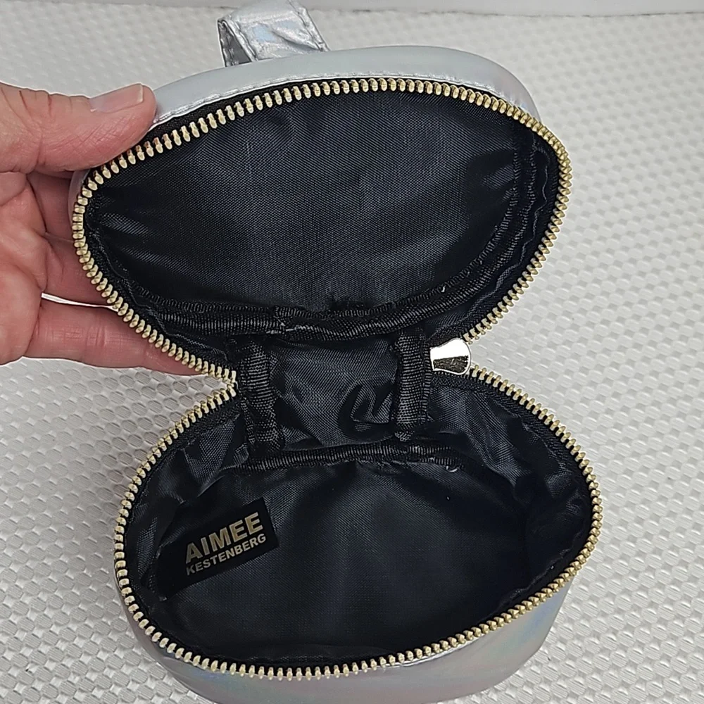 AIMEE KESTENBERG SILVER MAKE-UP CASE