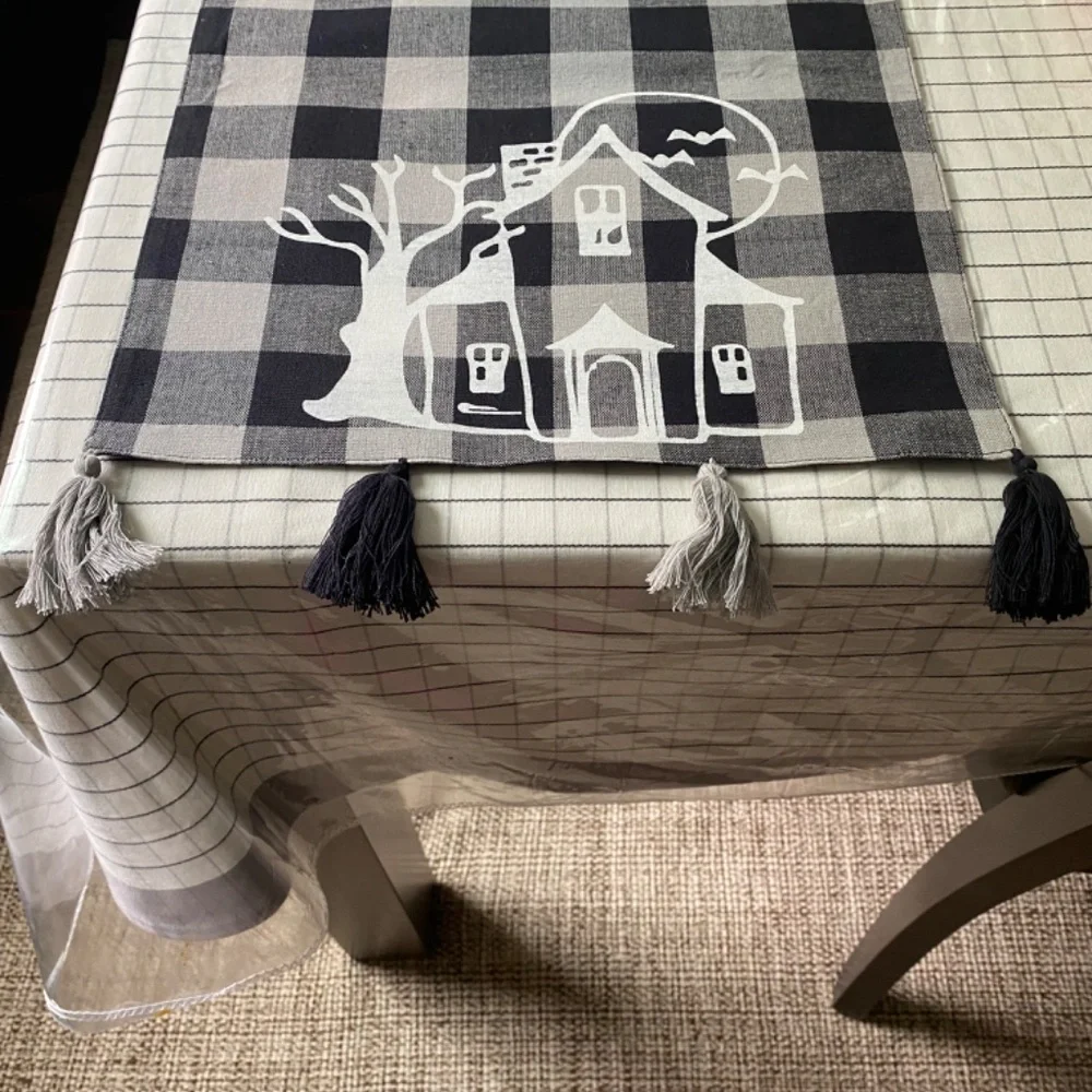 Haunted House Table Runner 36” x 13.5”