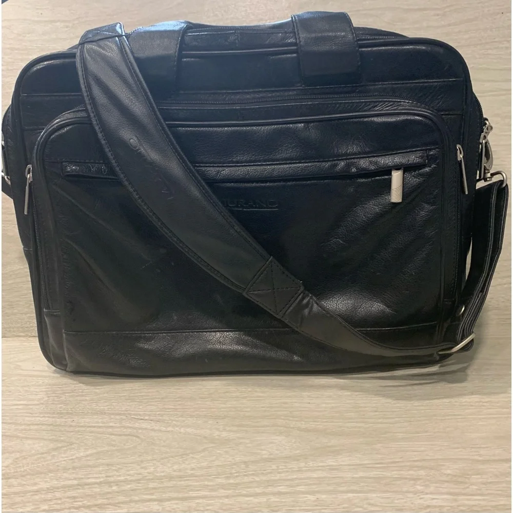 Murano Italian Leather Briefcase
