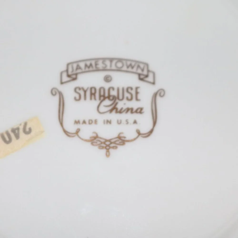 Jamestown Syracuse 5 and 5.5 inches dessert and saucer plates set of 8 vintage