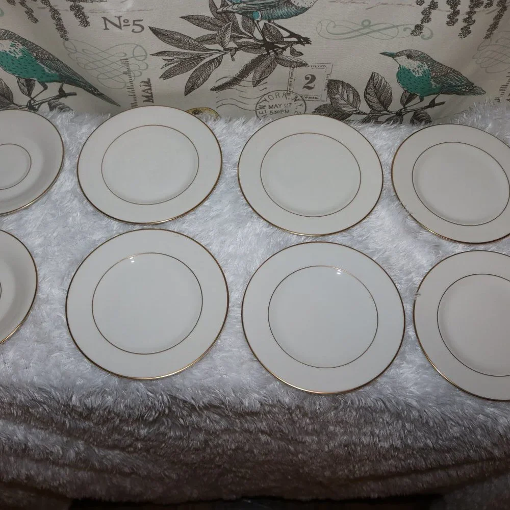 Jamestown Syracuse 5 and 5.5 inches dessert and saucer plates set of 8 vintage