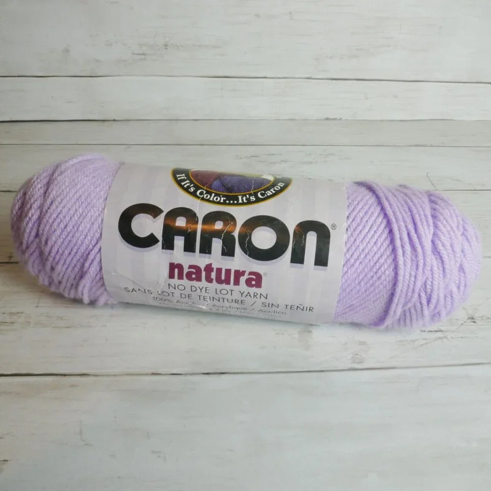 Caron Natura SOFT LILAC #30 3oz 1 Skein Yarn No Dye