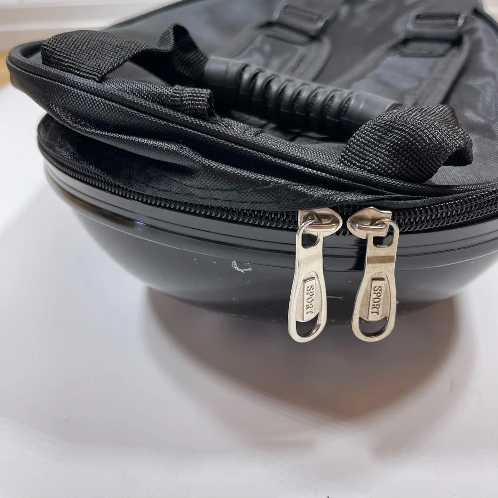 Black Penguin Hard Shell Travel Backpack