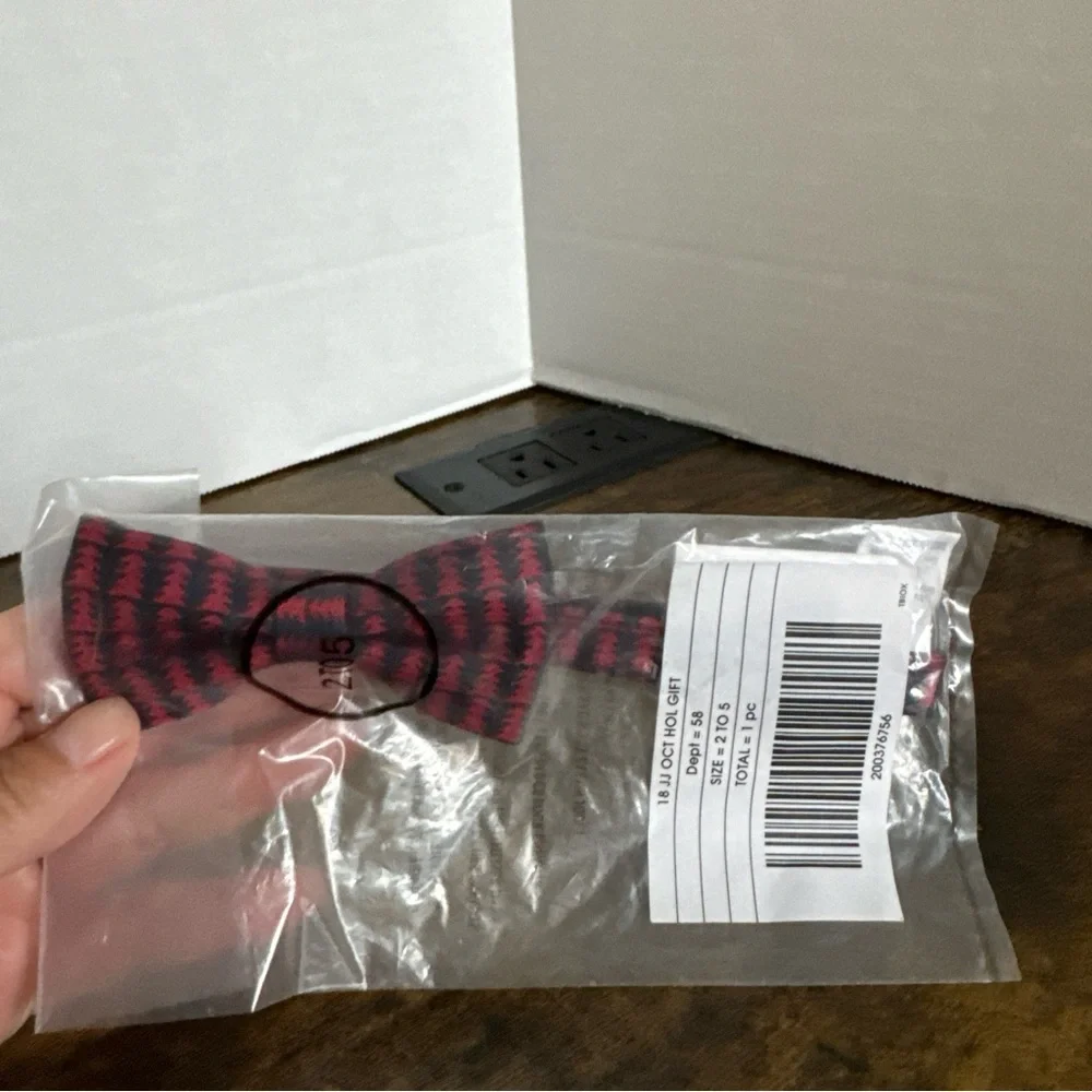 NWT Janie and Jack SPECIAL OCCASION Blue Red Christmas Bow Tie Size 2 to 5