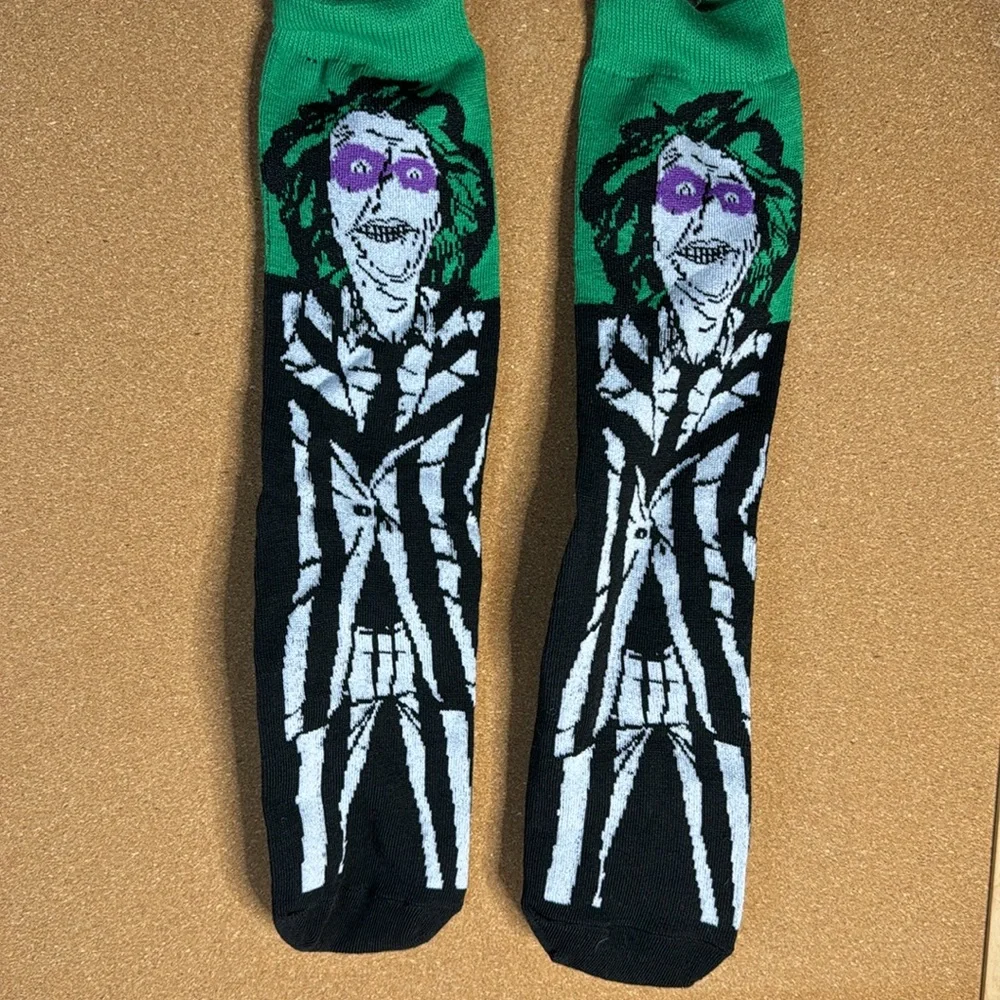 Beetlejuice socks