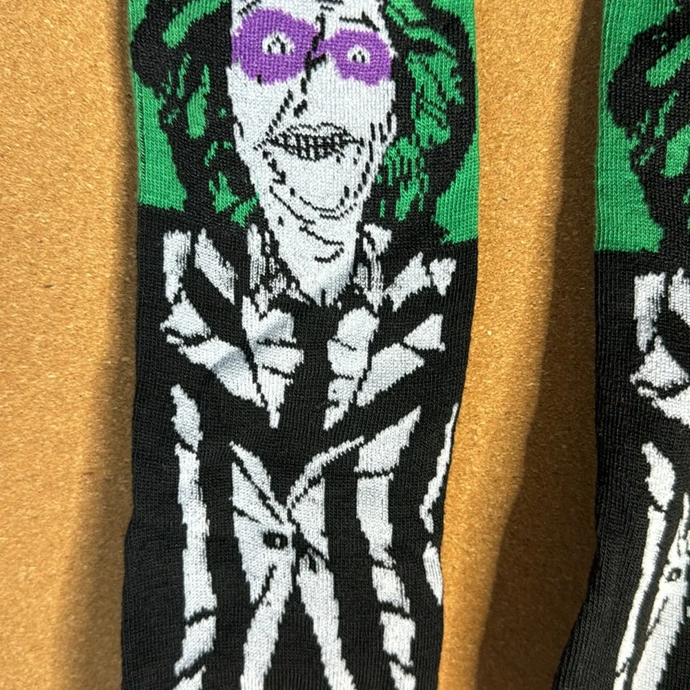 Beetlejuice socks