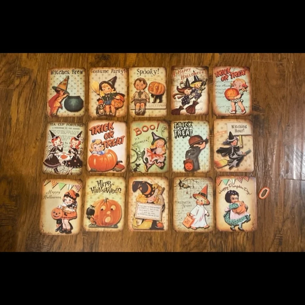 Halloween cards garland