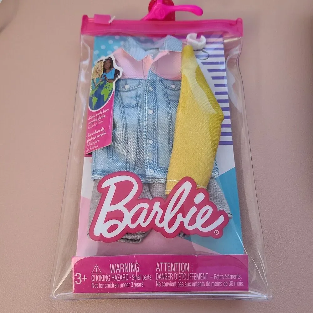 Barbie Doll Fashion Pack - Long Sleeve Denim Jacket for Ken NEW NIP Mattel Toy