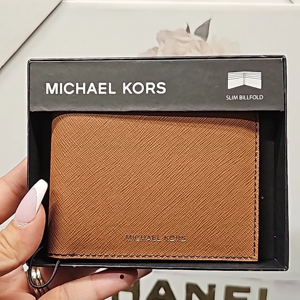 Michael Kors mens bifold wallet