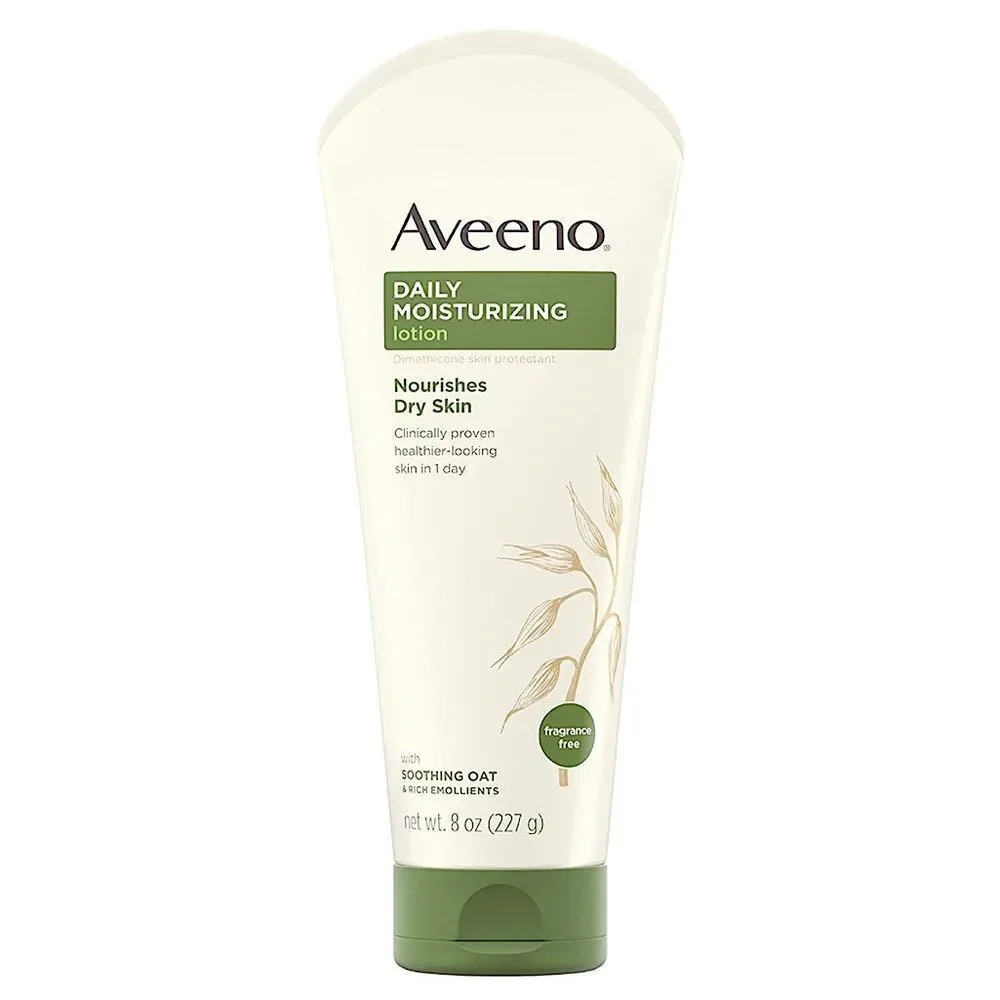 Aveeno Daily Moisturizing Body Lotion Fragrance-Free 8 Fl Oz