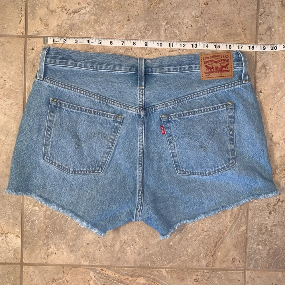 LEVI’S | 501 Denim Jean Shorts in Luxor Baked Light Wash, Size 33