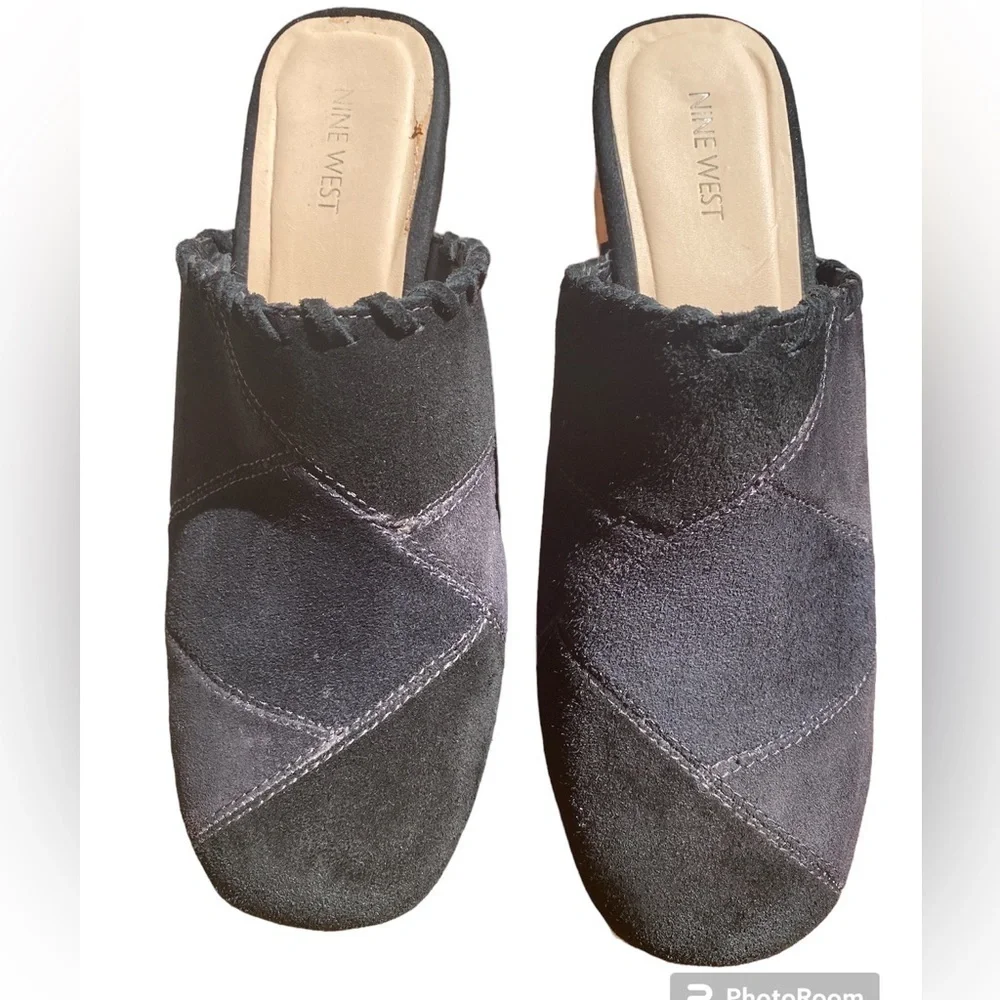 Nine West patchwork suede