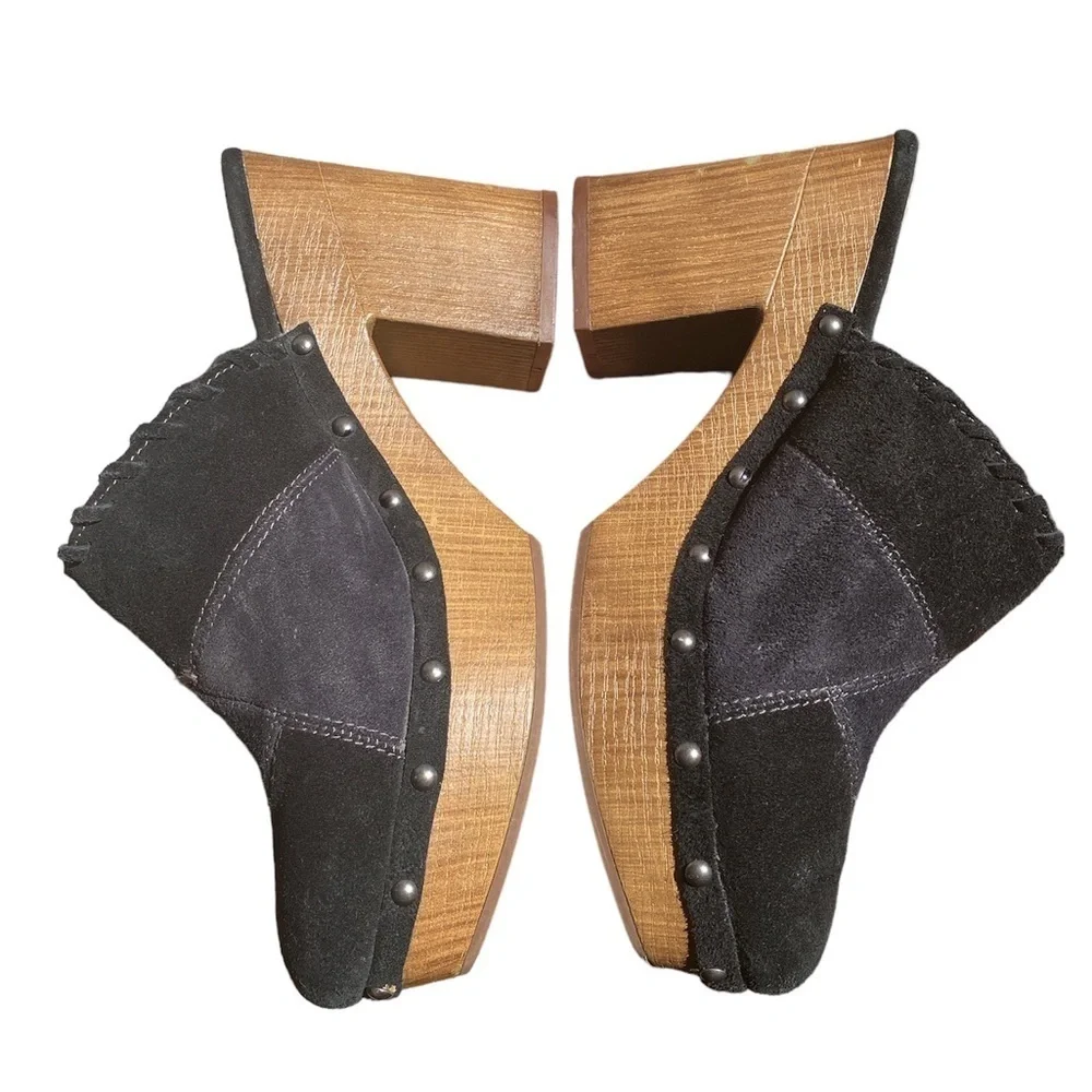 Nine West patchwork suede