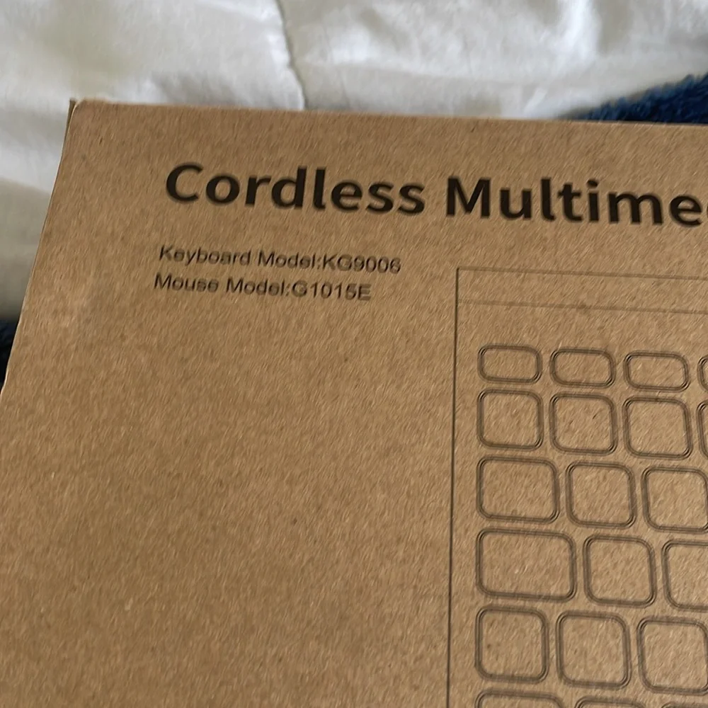 Cordless Multimedia Keyboard and Mouse