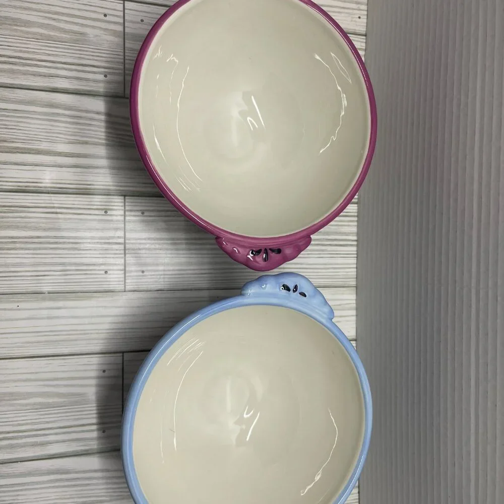 Set of Two Jennifer Brinley Certified International Bowls