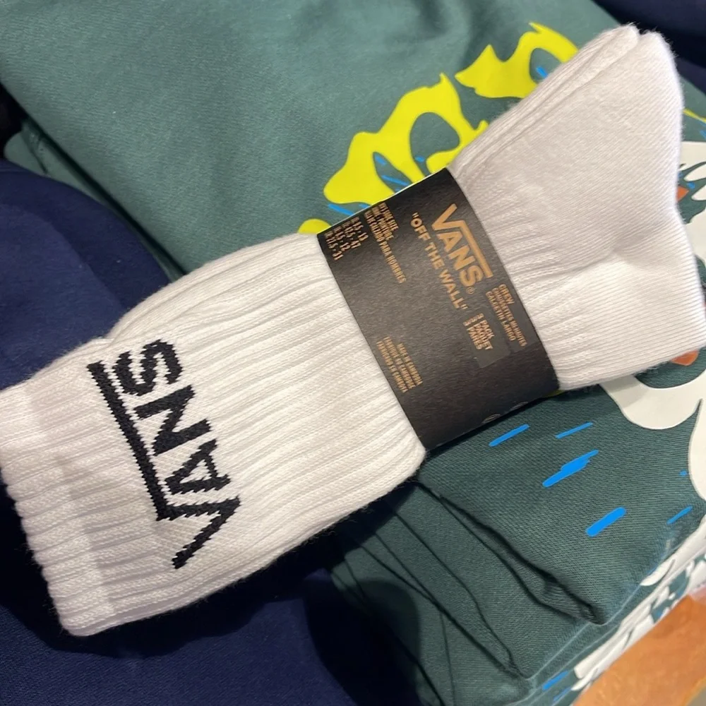 Vans Socks 3 pairs set CREW VANS. 