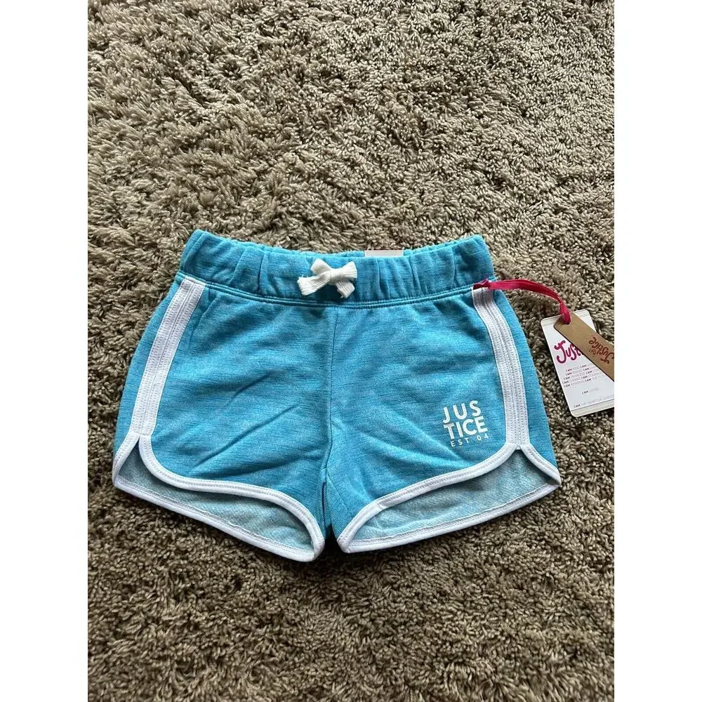 LOT of 3 JUSTICE size 7/8 DOLPHIN SHORTS Pink Green Blue NEW WITH TAGS Q24